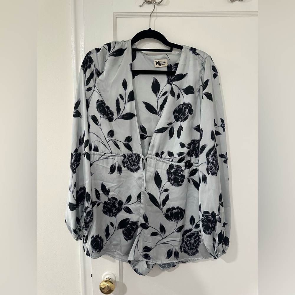 Show me your mumu long sleeve romper